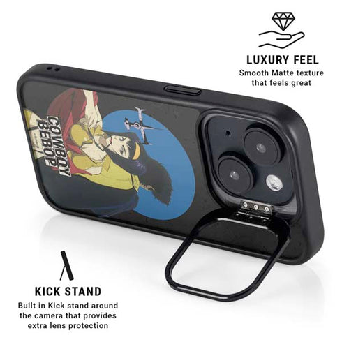 Cowboy Bebop Faye And Spike iPhone 14 Kickstand Case